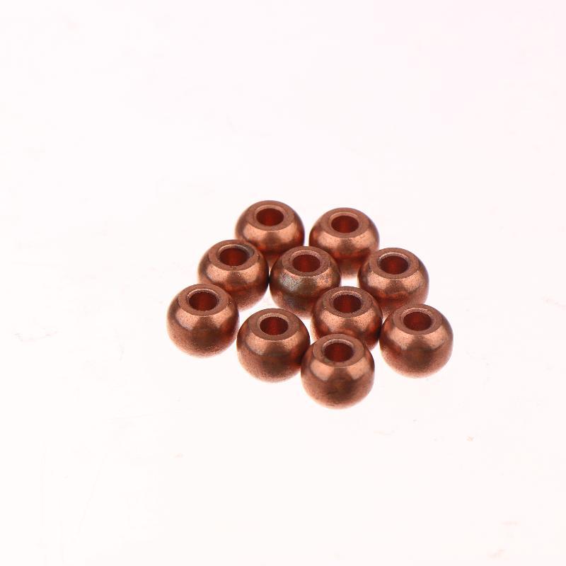 10Pcs 3mm ID Powder Metallurgy Self-Lubricating Spherical Bearings - 6mm Height Precision Oil Bushings