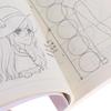 1Pcs Anime Illustration Tutorial Book Manga Drawing Tutorial Pocket Book For Beginner Hairstyle Material Copying Practice Book