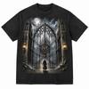 The Iron Gate T-Shirt | Gothic Fantasy Gate Tee, Dark Medieval Art