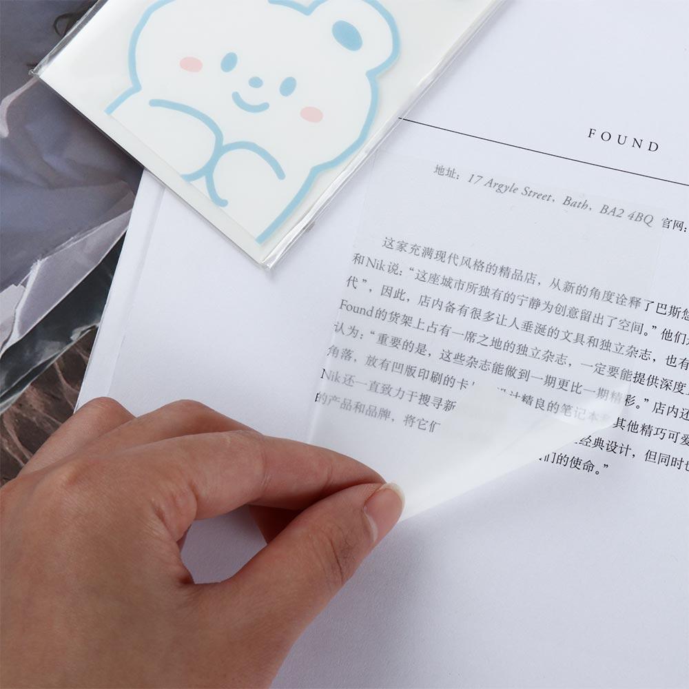 

Supplies Stationery Daily To Do Check List Transparent Memo Pad Sticky Note Paper Writing Pads Transparent