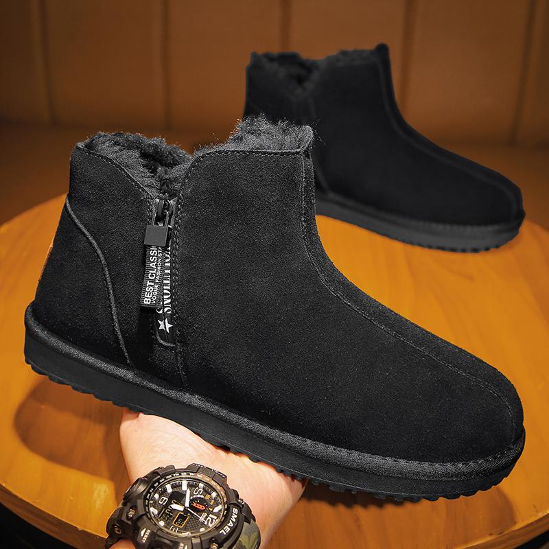 Fashion2024 Men Winter Snow Boots Warm Waterproof Sneakers Outdoor Activities Fishing Boots Male Footwear Men Shoes Fishing Boots Men