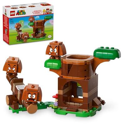 LEGO Super Mario Goomba Playground Toy, Birthday Gift, Blocks, for Boys and Girls, Ages 7, 8, and 9, Elementary School Students, Mario Toy, Game, 7143