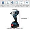 Rechargeable Brushless Impact Wrench with Lithium Battery - High Power Electric Scaffolding Tool