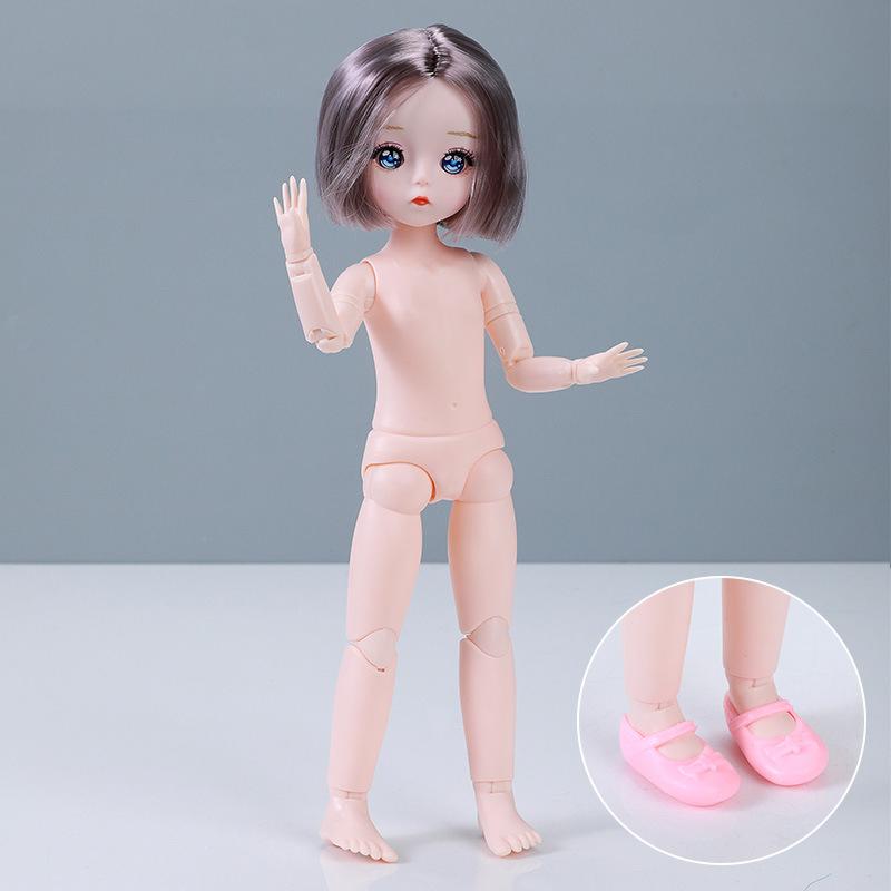 30Cm Fashion Cute Exquisite Make-Up Doll Unique Design 1/6 Doll Dress Up Toy Multiple Hair Colors Doll Children Girls Toy Gift