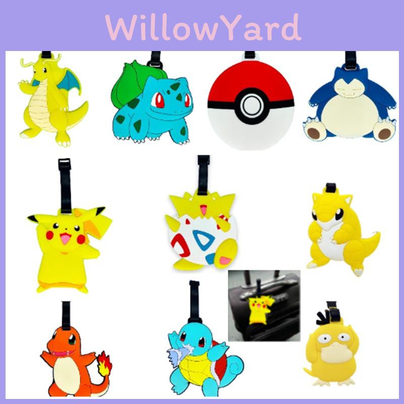 Pokemon Pvc Soft Rubber Luggage Tags Perfect For Traveling By Xl