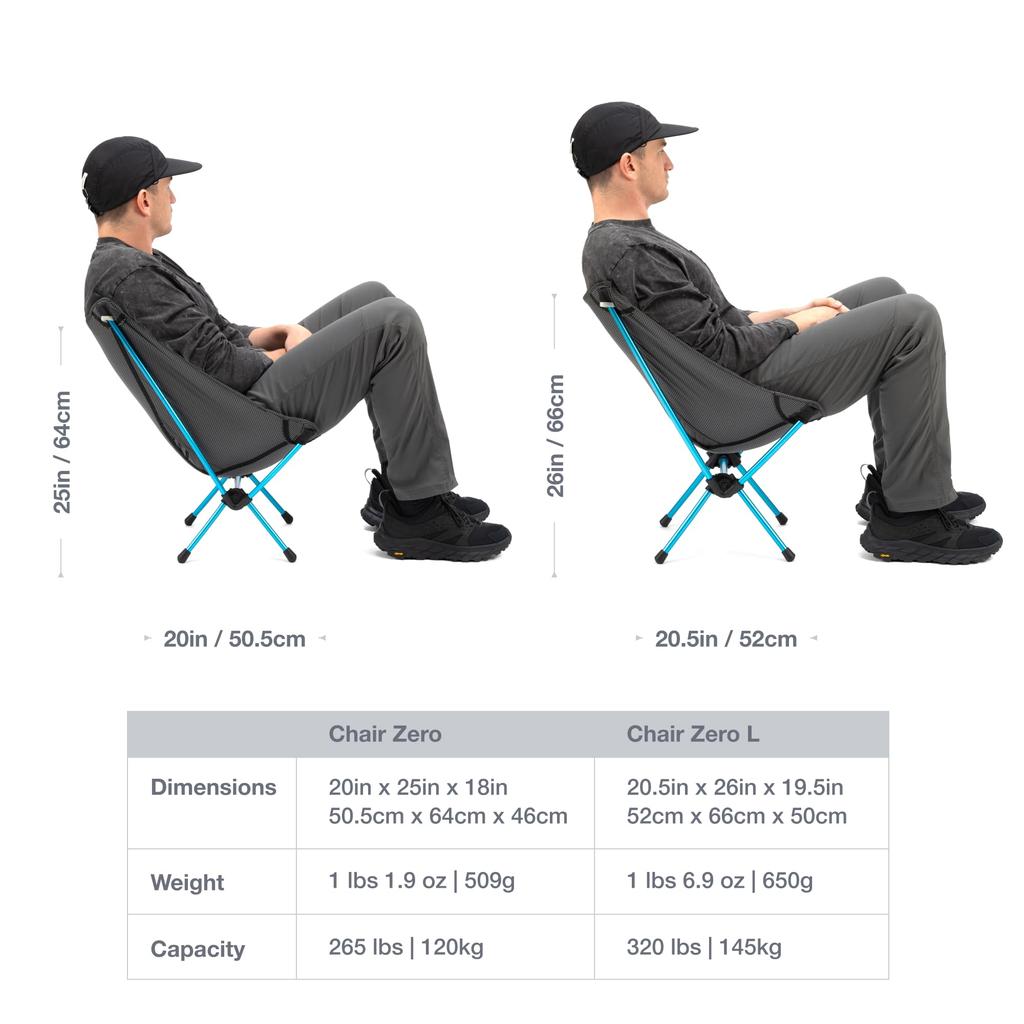 HELINOX – Chair Zero Camping Chair, Gray