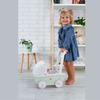 Wooden Pastel Doll Stroller