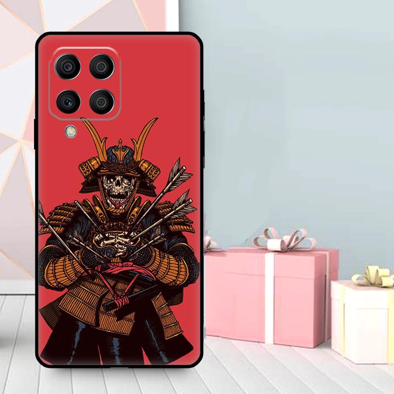 Japanese Samurai Warrior Case For Samsung Galaxy M56 M52 M32 M53 M16 M11 M21 M31 M35 M12 M13 M14 M15 M36 M55 M34 M54