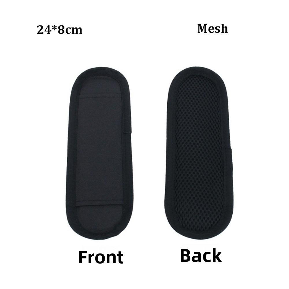 New Detachable Breathable Shoulder Strap Pad Decompression Black Outdoor Non Slip Cushion Shoulder Strap Pad