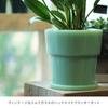 Ideaco Glass Flower Pot No. 4 Diameter 14cm Jade Milk Glass Planter Pot 4
