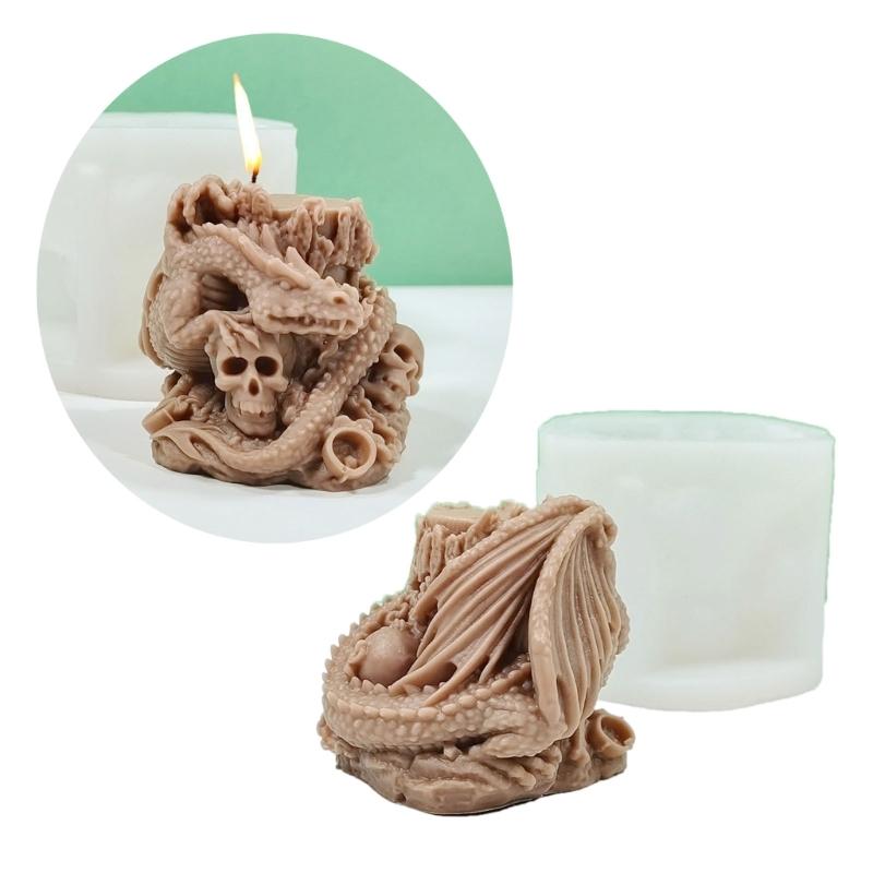 Castings Moulds Delicate Candle Mould Silicone Craft Pendants 3D Delicate Candle Molds Candle Decorations Moulds