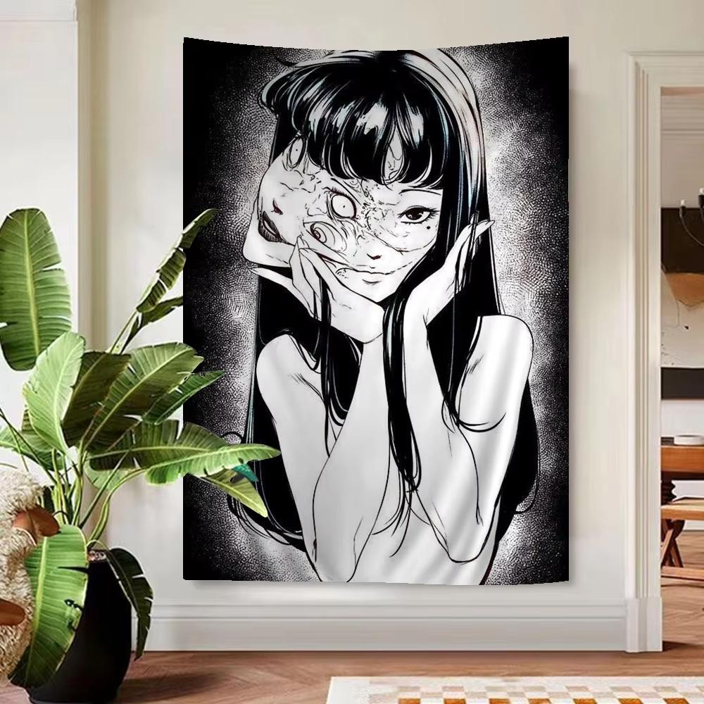 Гобелен Дзюндзи Ито Настенный Бохо Гобелен Подвесной Набор Карт Таро Дом Декор 40X60cm