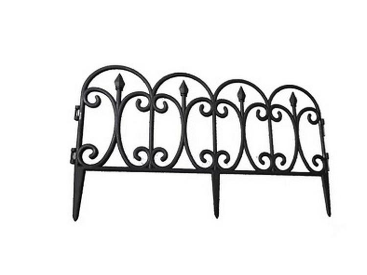 European-Style Plastic Garden Fence - Decorative & Practical Garden Border Fence