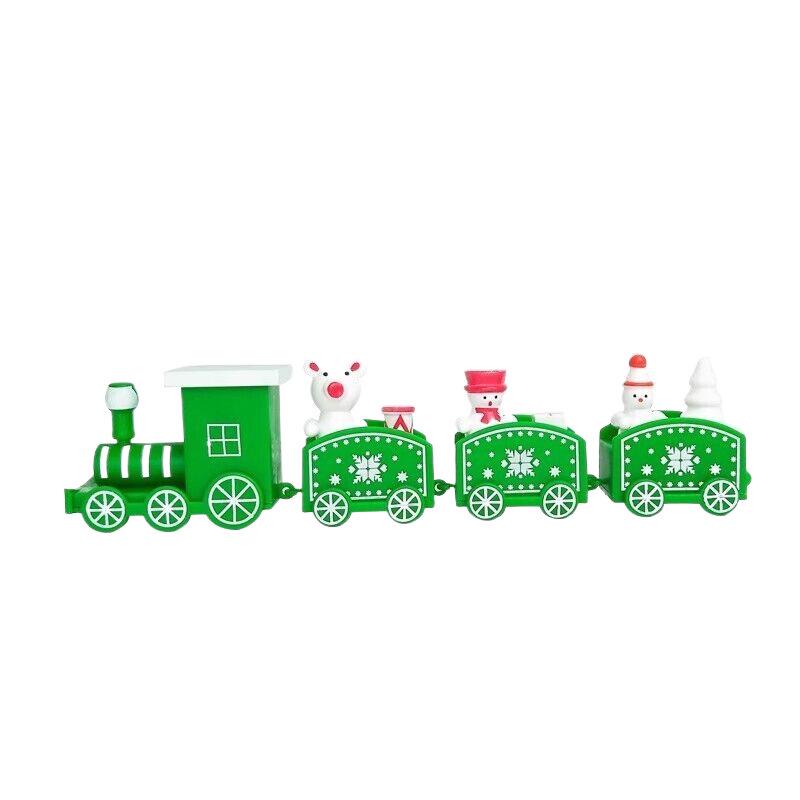 Creative Splicable Toy Train for Christmas Decorations & Window Display
