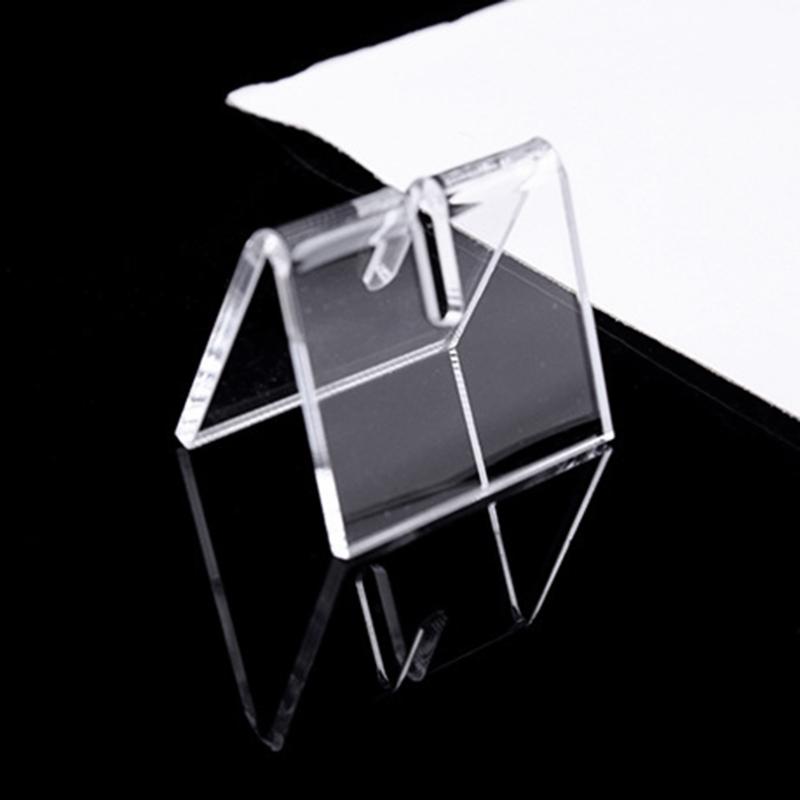 Lightweight Acrylic Knife Display Stand Pocket Knives Easel Holder Hunting Survival Knife Rack for Kitchen Office