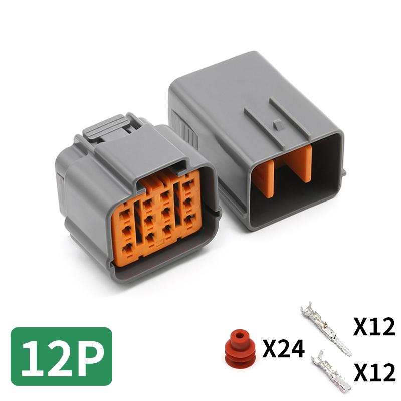 5/10/100 sets 6195-0003 Sumitomo DL type 2Pautomotive waterproof connector fog lamp plug connector male female terminal sheath