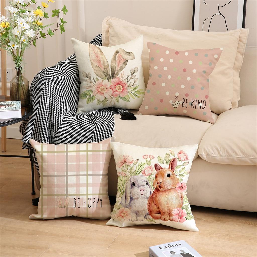 Easter Day Home Cushion Survived Family Case Throw  Cover