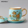Wanshili Silk Scarf & Ceramic Mug Gift Set