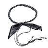 Bohemian Ethnic Silk Scarf Belt: Women's Handmade Woven & Beaded Waist Accessory