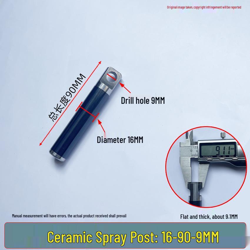 Universal High-Pressure Car Washer Pump: 1812 Plunger Piston Rod with Black Spray Porcelain Plunger & White Ceramic Tube