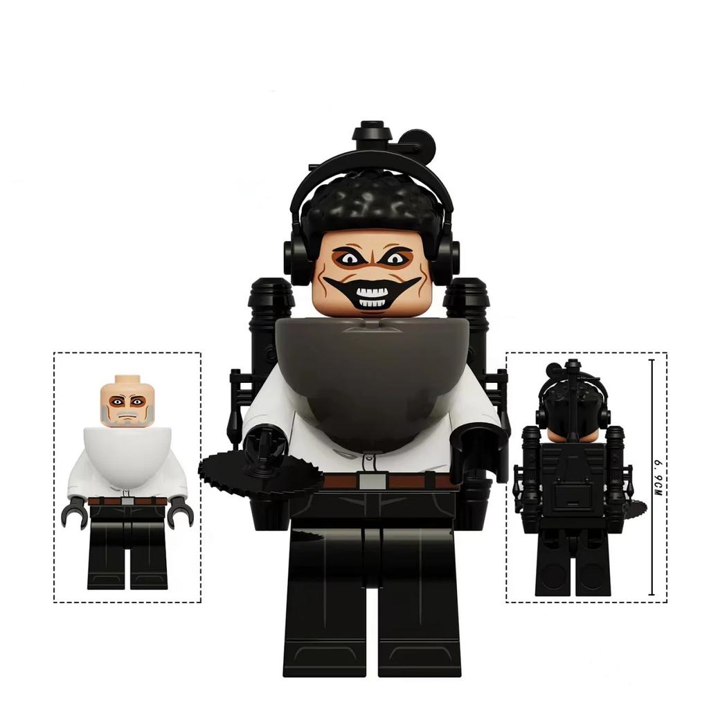 Toilet Man Assembly Building Blocks Bag Toy