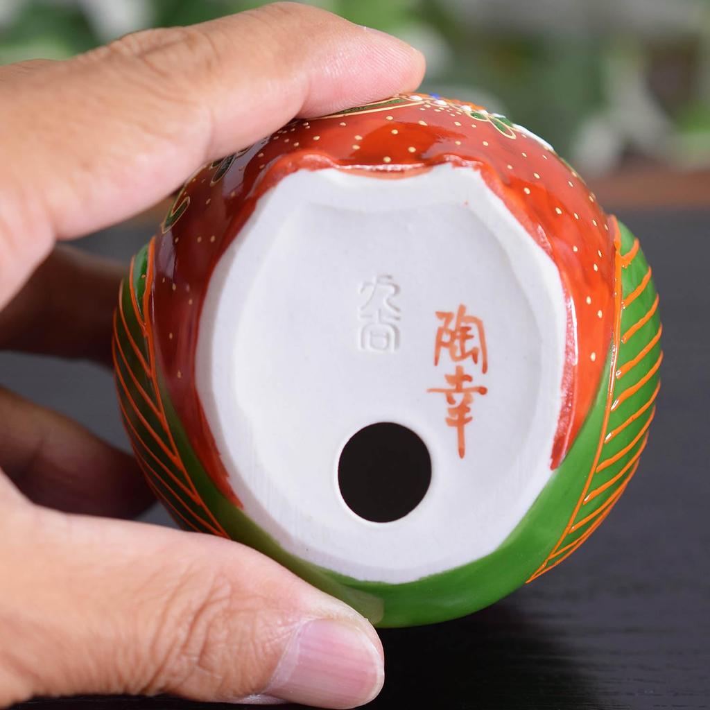 Waza no Kura Stylish Owl Figurine, Kutani Ware, Reddish-Brown Ceramic, Lucky Charm Owl, High-End Brand Interior Decor Object, Perfect for 60th, 70th,