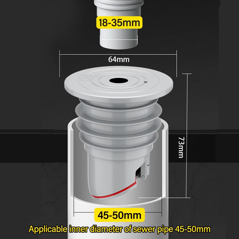 Silicone Drains Kitchen Sink Plug Sewer Pipe Sealing Ring Water Plug Floor Drain Shower Drainer Stopper Bathroom Accessories