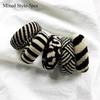 5pcs Printed Seamless Elastic Hair Ties Comfortable And Durable Thickened Hair Rings For Ponytails Hair Accessories For Women