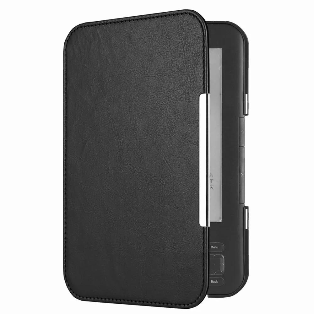 For Kindle 3 Keyboard Wi-Fi / 3G Case (D00901) 6" eBook Slim Folio PU Leather Cover For Kindle 3rd Gen Funda