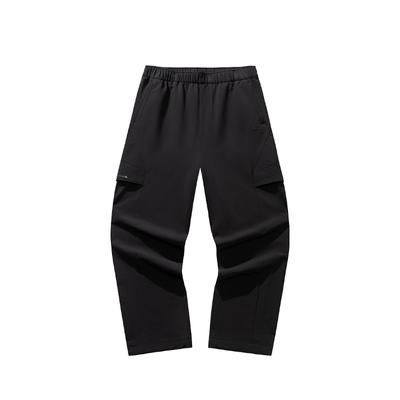 Casual Loose Mid-Rise Solid Color Simple Sports Long Pants Men Bottoms 152548504-2