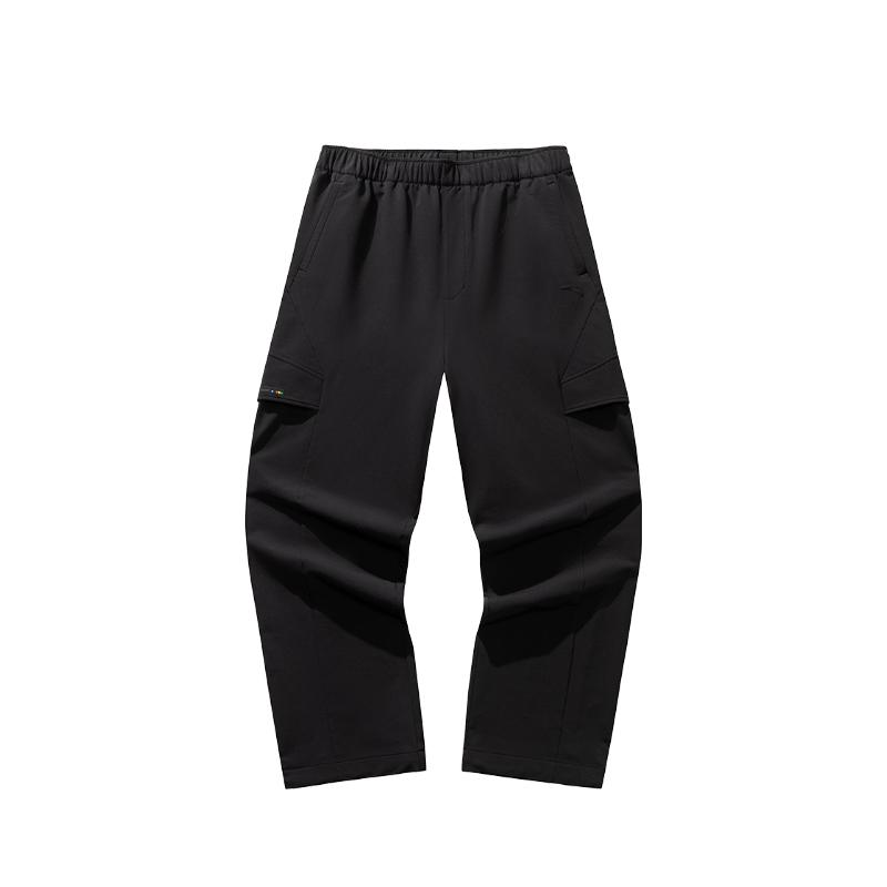 Anta Casual Loose Mid-Rise Solid Color Simple Sports Long Pants Men bottoms 152548504-2