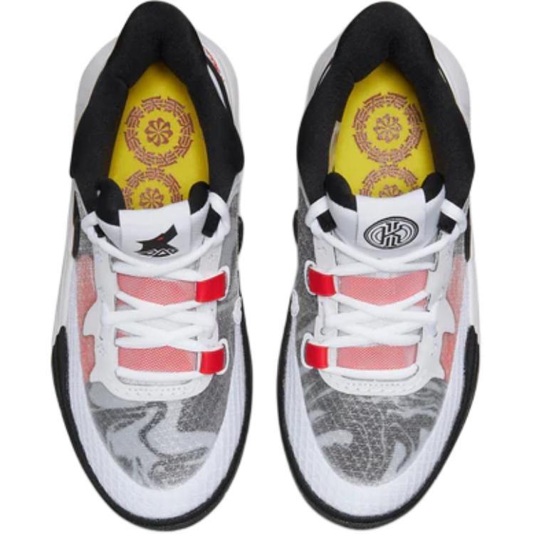 Nike Scarpe da Basket Kyrie 8 Basse Bianche Rosse Unisex DQ8076-100