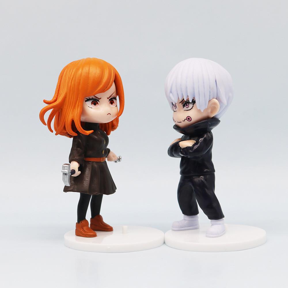 Premium Q Version Jujutsu Kaisen Pvc Figurines Collection Of Gojo Satoru Yuji Itadori Nobara Kugisaki And Others With Intricate Details