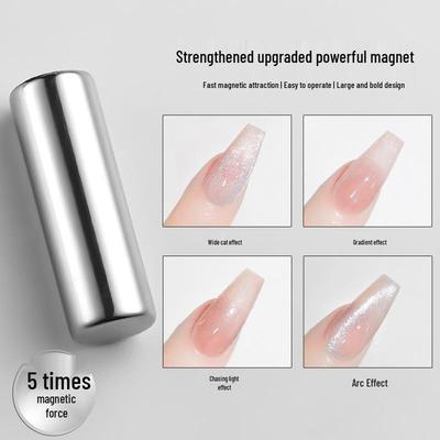 Magnet na nail art s kočičím okem s dvojitou hlavou se super silnou přísavkou