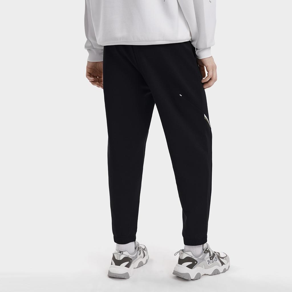 FILA Simple Casual Loose Knit Sports Pants Men Pants Deep-Black F11M339603F-BK