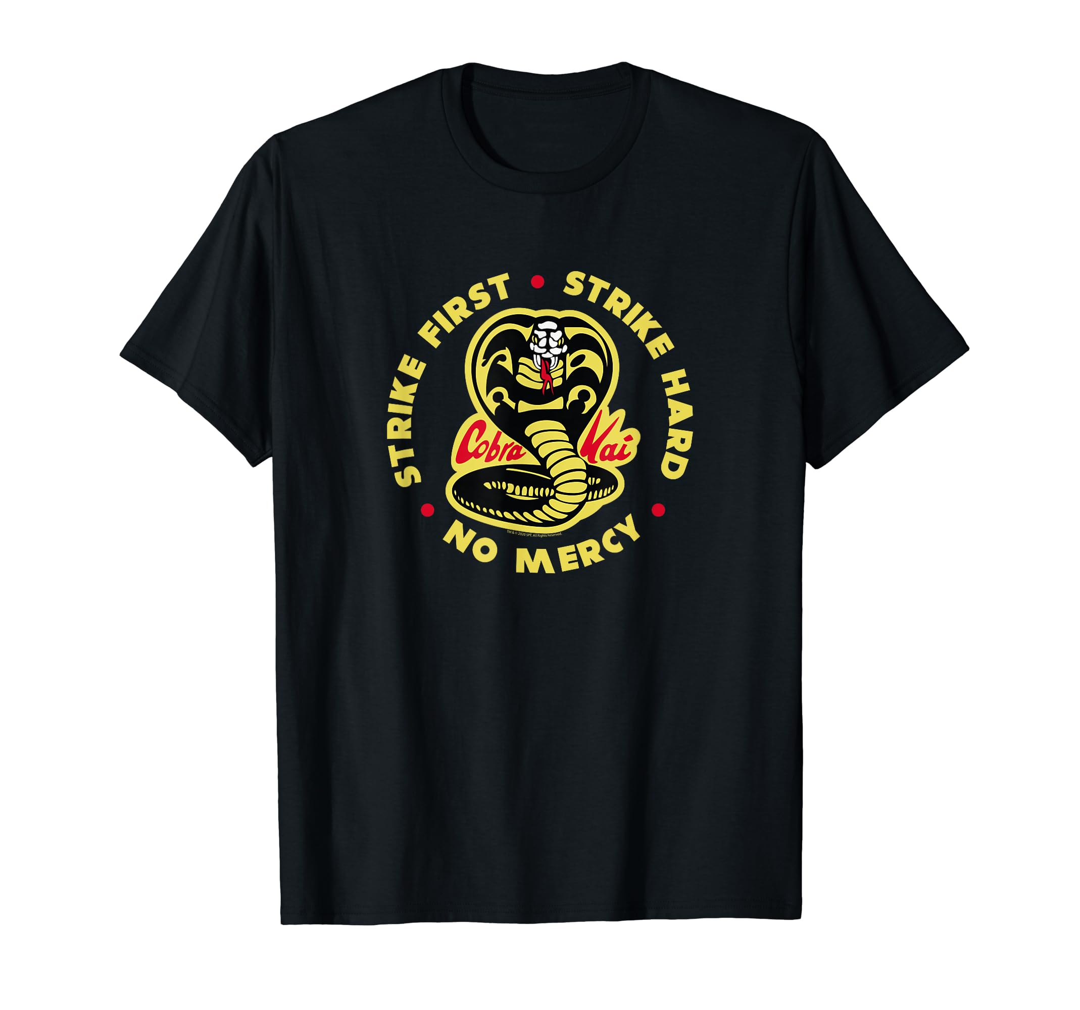 Cobra Kai Strike First Cobra Logo TV Show T-Shirt