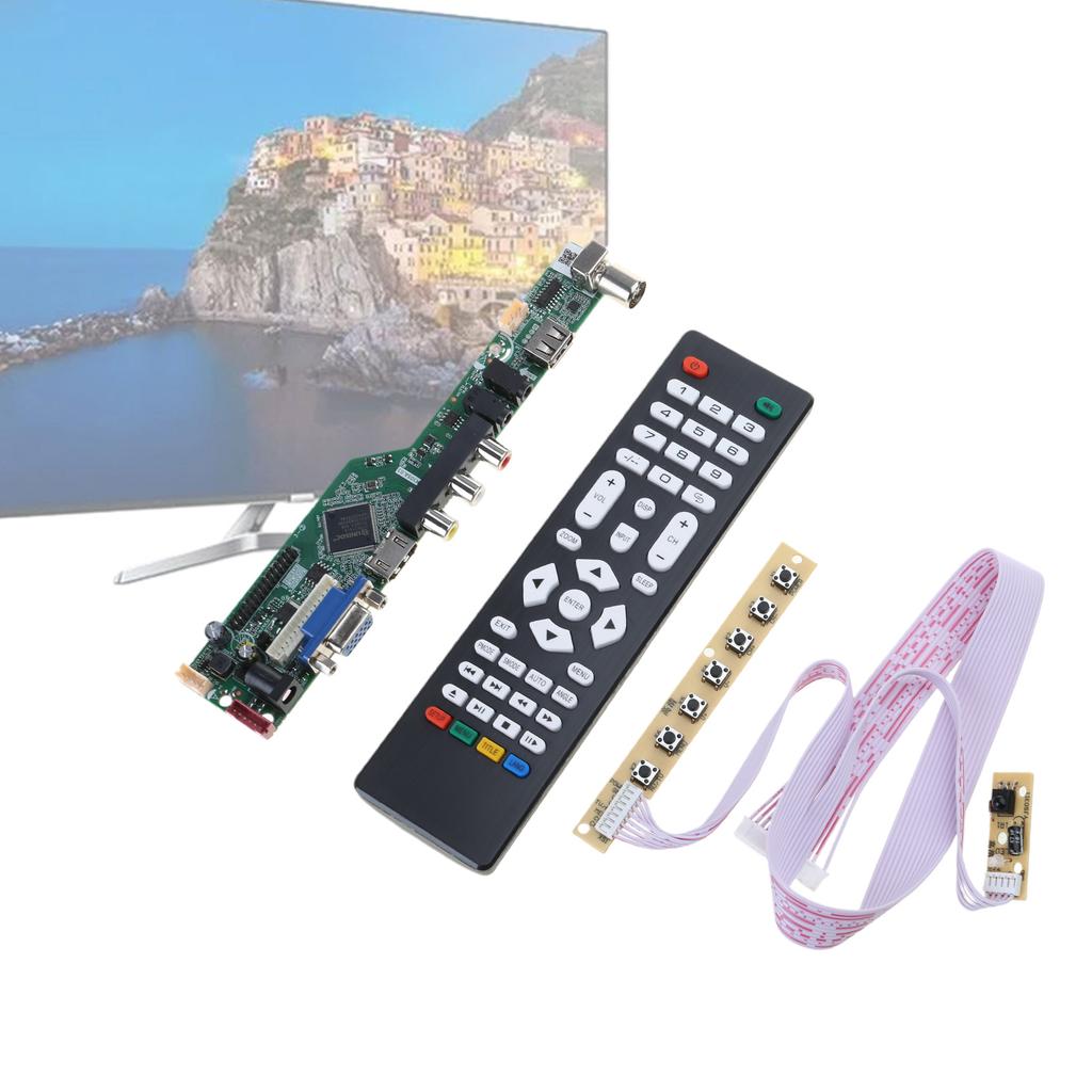 Professional TV Motherboard T.SK105A.03 Universal LCD TV Controller Driver Board LCD Screen Controller Board PC/TV/USB