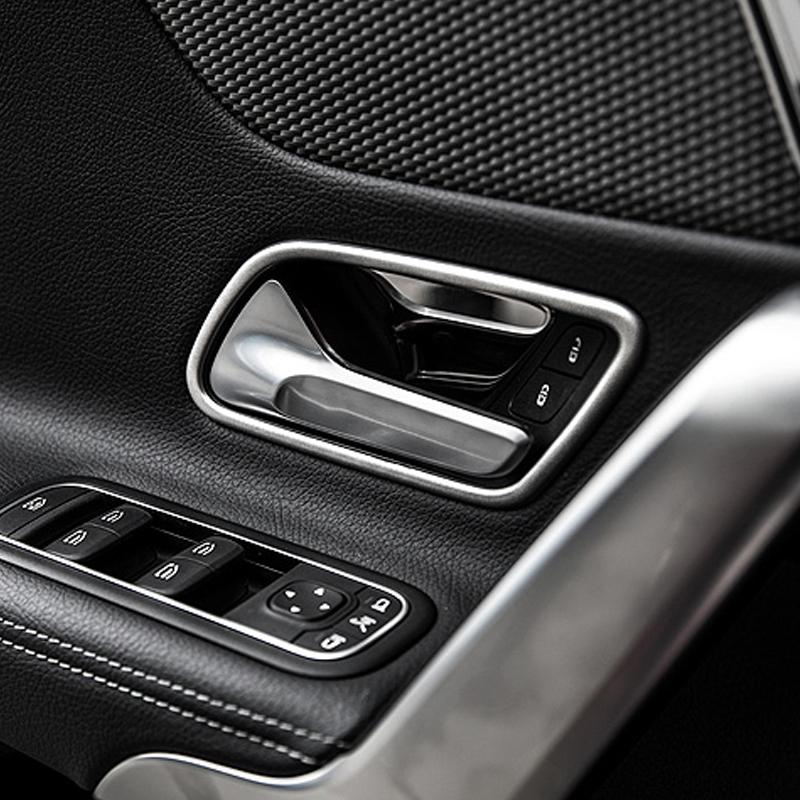 2025 Hot Racing Grills for Mercedes Benz A Class W177 2018 2019 2020 Stainless Steel Dashboard Side Air Conditioning Vent Outlet