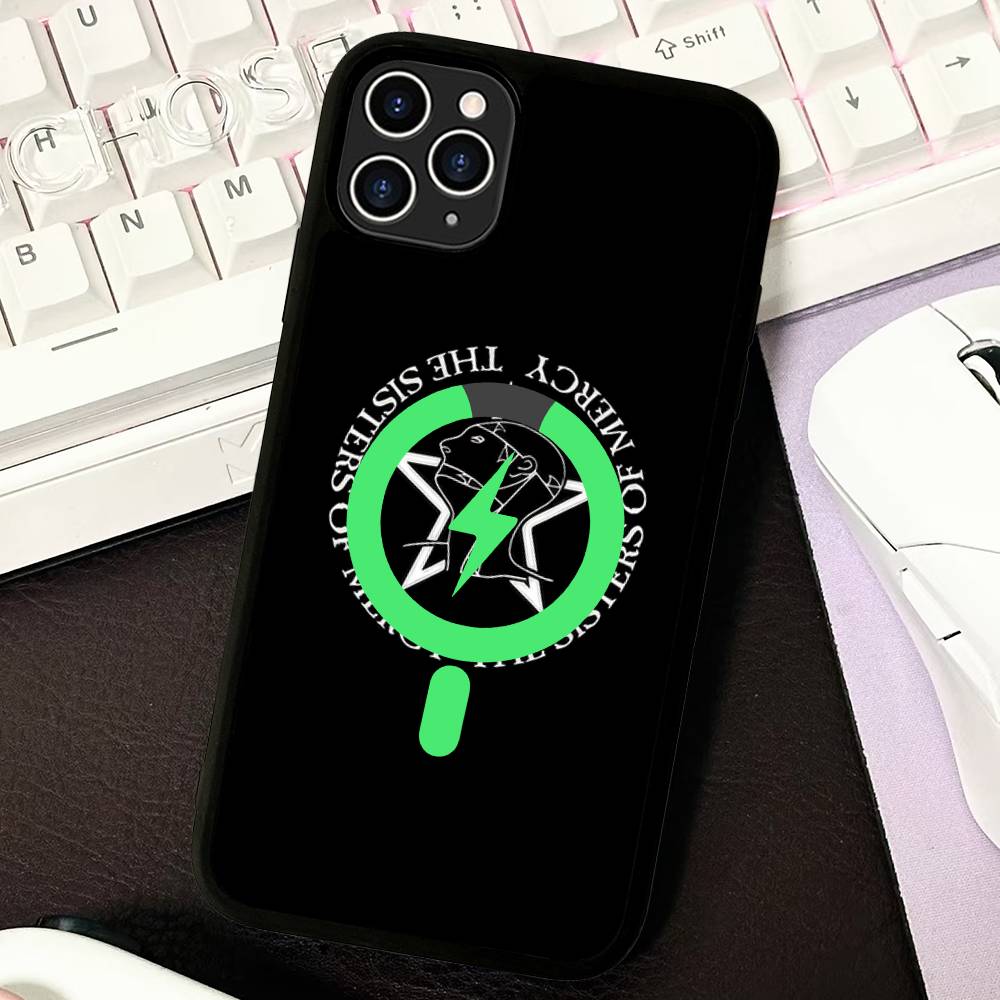 The Sisters Of Mercy Band For Magsafe Case For IPhone 17 16 Pro Max 15 14 Plus 13 12 11 Wireless Charging Phone Cover