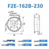 Shanghai Repp 230V Axial Flow Cooling Fan for F2E-260B/162B/320B Distribution Box Cabinet