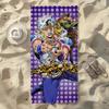 JoJo's Bizarre Adventure Handtuch Für Schwimmen Yoga Fitnessstudio Schnelltrocknend Weich und hautfreundlich Strandtücher Ganzjahres