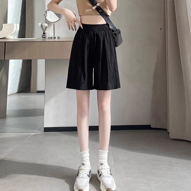 

Тонкие шорты до колена и брюки широкого кроя для летней носки S чёрный