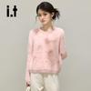 CHOCOOLATE Women's Bow-Knot Knit Cardigan