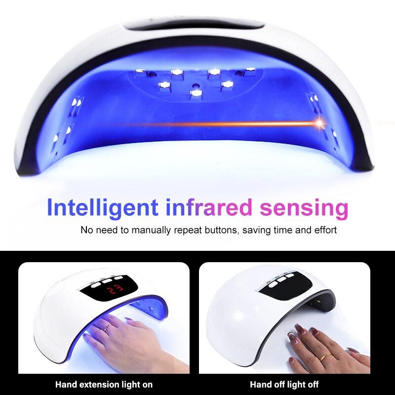 Professional Nail Dryer 18LEDS Infrared Sensor Manicure Nail Lamp for Quick Curing All UV Gel Nail Polish Nail Dryer Salon Tools