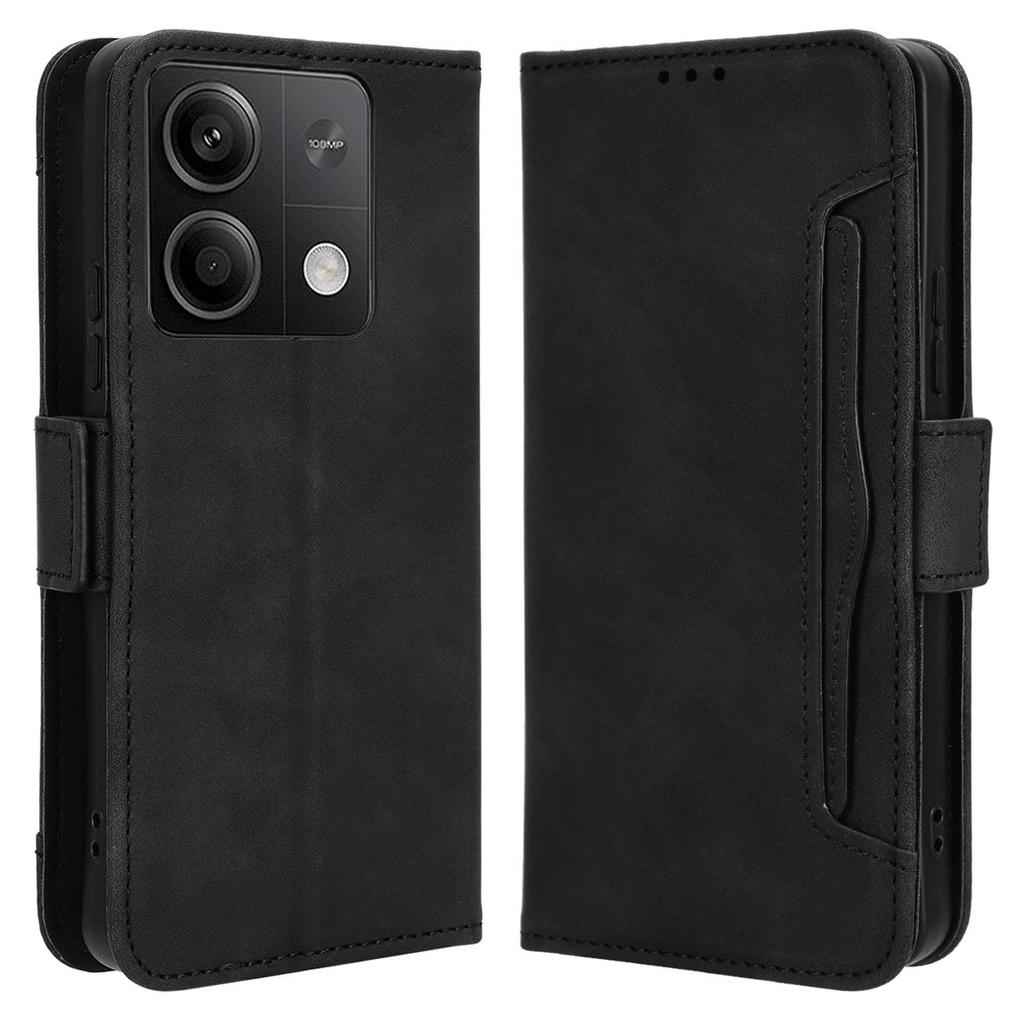 For Xiaomi Redmi Note 13 5G Case Slim-Fit PU Leather Phone Stand Cover Wallet