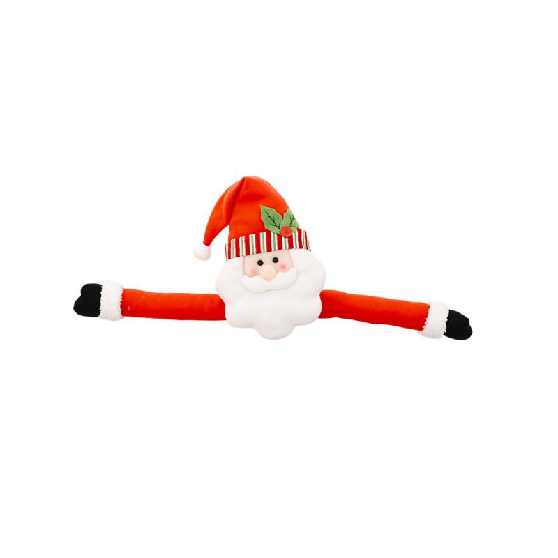 Christmas Tree Topper Cartoon Long Arm Santa Claus Snowman Reusable Holiday Decoration Xmas Tree Decoration Party Supplies