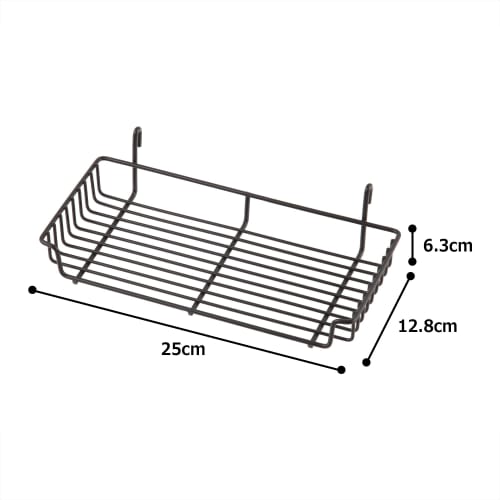 Iris Ohyama Mesh Panel Tray Small MPA-TS Black