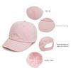 Solid Color Baseball Cap Children's Hat For Lovely Baby Cotton Breathable Kids Hats Girl Boy Caps Simple Style 0-5Y