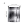 Foldable Dirty Laundry Large Size Dirty Cloth Storage Bucket Dirty Fabric Storage Basket for Waterproof Laundry Toy Organizer