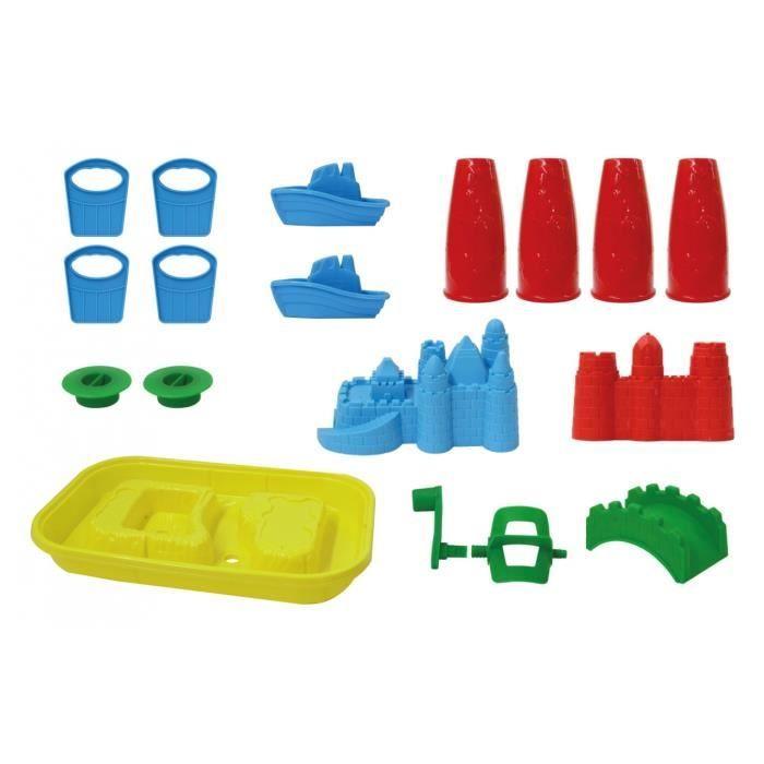 Nappe phréatique - jamara - 2-en-1 - jaune/rouge - 5,5 x 3,75 m - junior